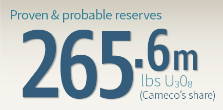 Infographic - 265.6m lbs triuranium octoxide