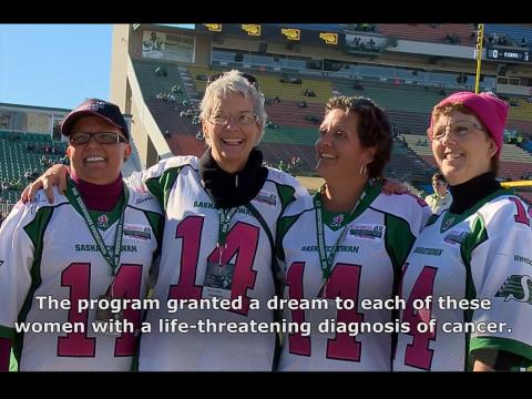 Cameco Touchdown for Dreams - Behind the Scenes